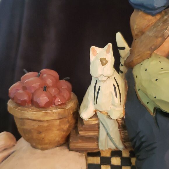 RARE Vtg 1997 Williray Studio Farm Couple Riding Giant Pig - WW3034 Original Box - Picture 7 of 12